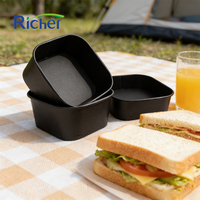 Bols en papier pour petit-déjeuner d'hôtel, propres et hygiéniques, taille uniforme, faciles à utiliser pour les clients, pour repas simples, fournitures quotidiennes d'emballage alimentaire pour hôtels