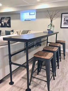 Intage omommercial urniture Wood OP con etal EGS ONG Itchen ining estestaurant ooooden iigh ar - Product Image 3
