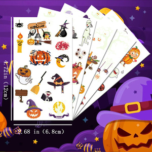 Adesivi Tatuaggio Luminosi Personalizzati All'Ingrosso, Impermeabili, per Halloween - Product Image 1