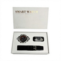 Boîte cadeau rigide pliable luxueuse et recyclable pour montres avec impression quadricolore, estampage à chaud, doublure en éponge satinée, commandes personnalisées