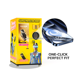 Mới hoàn toàn tự động thương mại điện thoại di động phim máy bán hàng tự động với thẻ tín dụng ứng dụng cho kính cường lực - Product Image 4