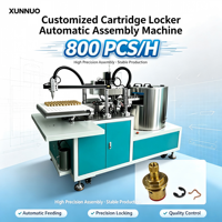Machine d'assemblage automatique de cartouches avec système de verrouillage, moteur et commande PLC, garantie 1 an