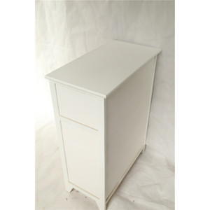 Zapatero de Madera Blanco con Puertas con Rejillas, 2 Cajones, Mueble de Almacenamiento para Entrada, Pasillo o Sala de Estar - Product Image 4