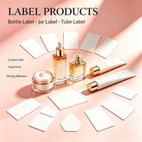 Autocollants d'étiquettes personnalisés en vinyle imperméables et recyclables pour cosmétiques, sérum, crème, parfum, soins capillaires, bouteilles, pots et tubes – Vente en gros