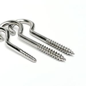 Nhà máy sản xuất mở vít tùy chỉnh thép carbon kẽm mạ kẽm Cá mắt vít móc - Product Image 6