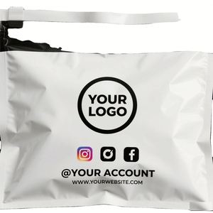 Private Design Recycled Poly Custom Color Waterproof Bio-degradable Disposable Mailers Custom Shipping Bags Clothing Shoes <b>Socks</b> - Product Image 6