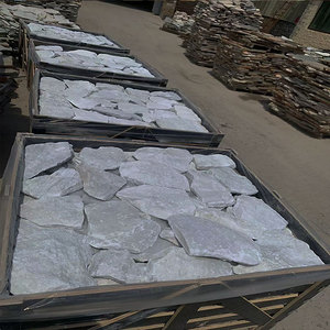 Ngọc trai tự nhiên thạch anh trắng xếp chồng lên nhau đá chia bề mặt thiết kế truyền thống ngoài trời tường ốp bền - Product Image 6