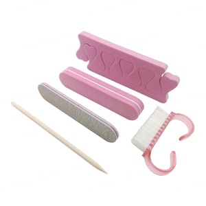 5pcs Disposable Plastic Manicure Pedicure Set Portable <b>Nail</b> Care <b>Kit</b> Professional Tool for Home Hotel Salon - Product Image 2