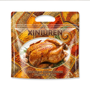 Bolsa Personalizada OEM para Pollo Asado Laminado con Ventana Antivaho y Cierre Lateral Ziplock para Empaque de Pollo Asado en Asador - Product Image 1