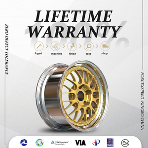 Cerchi Forgiati Forgex E88 Style 2/3 Pezzi in Mesh Personalizzati 17 18 19 Pollici 5x120 da Corsa per <span class=keywords><strong>BMW</strong></span> M2 M3 M4 F80 G80 Porsche 911 - Product Image 1
