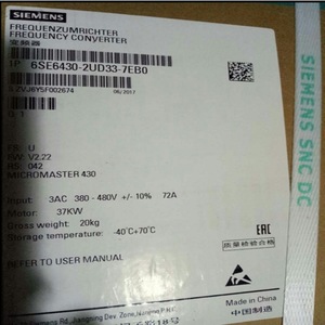 Convertisseur de fréquence 6SE6430-2UD38-8FB0 90kW 400V IP20 V F Control - Product Image 4