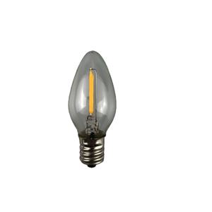 مصابيح LED من نوع C9 بقوة 0.6 واط، مصباح ليلي بخيوط LED على طراز إديسون، مصباح LED بقاعدة شمعية E17 بجهد 120 فولت - Product Image 1