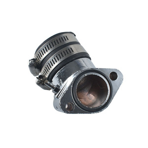 ท่อร่วมไอดี 35-51 มม. สำหรับ GY6 150cc สกู๊ตเตอร์โกคาร์ทมอเตอร์ไซค์อัพเกรดดัดแปลงสีเงิน - Product Image 4