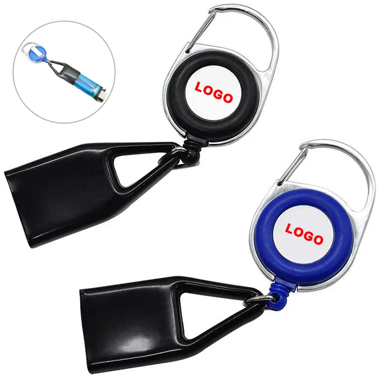 Abs Intrekbare Jojo Id Badge Reel Retractil Enfermera Kaart Puller Reel Sleutelhanger Aansteker Badge Clip Aansteker Houder Riem Houder