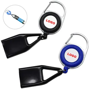 ABS retractable Yoyo id badge reel retractil enfermera card puller reel Keychain LIGHTER Badge clip Lighter Holder LEASH Holder