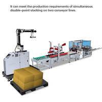 Machine d'emballage robotisée électrique de pointe pour l'emballage en sachet de biscuits, pain au gingembre, tartes au chocolat et cookies dans les usines alimentaires