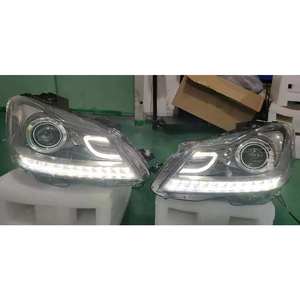 Faros LED DRL modificados para <span class=keywords><strong>Mercedes</strong></span> Clase C W204 S204 C204, actualización a nuevo modelo halógeno - Product Image 2