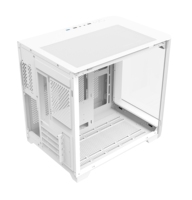 Lovingcool Fabricant Nouveau Design Incurvé En Verre Trempé PC RGB Gamer Cabinet Tour D'ordinateur De Jeu Blanc Boîtier PC De Jeu