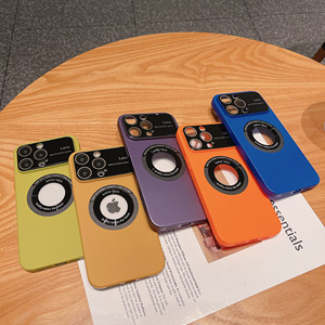 <span class=keywords><strong>Protector</strong></span> de cámara de lente de cubierta galvanizada delgada de Pc magnética de ventana grande para <span class=keywords><strong>Iphone</strong></span> 15 <span class=keywords><strong>14</strong></span> 13 12 Pro Max <span class=keywords><strong>funda</strong></span> de teléfono de carga - Product Image 2