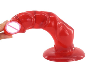 FAAK-57 20Cm Dier Hond Dildo Gebogen Sterke Zuigkracht Anale Plug Realistische Hond Cock <span class=keywords><strong>Extreme</strong></span> Stimuleren G-Spot Sex speelgoed Voor Vrouwen - Product Image 6