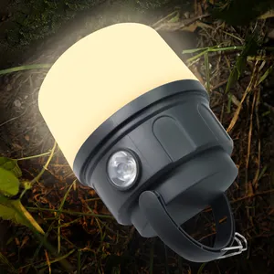 Personalizado 10W inalámbrico al aire libre 6 voltios tipo C Led Camping luz colgante con logotipo