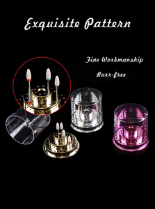 Dust Proof Nail <b>Drill</b> <b>Bit</b> Holder Stand Display Organizer Storage <b>Box</b> for Home Salon Tools - Product Image 6