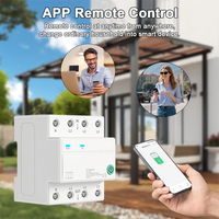 Kedatangan Baru WIFI 63A Smart Circuit Breaker 3*120V/3*220V Untuk Hotel Bahan PC Pengatur Waktu Hitung Mundur Kontrol Suara Kontrol Aplikasi