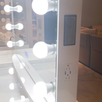 Miroir de Maquillage Lumineux Bluetooth Docarelife avec Haut-Parleur Sans Fil, Ampoules LED à Intensité Réglable, Bouton Tactile Personnalisé 2