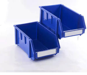 Grijs Zwart Blauw Kleur Stapelbare Inklapbare Pp <span class=keywords><strong>Plastic</strong></span> Golfplaten Opslagbakken Opbergdoos Voor Magazijn - Product Image 6