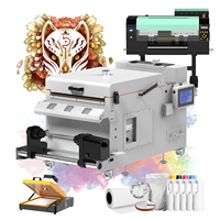 Imprimante DTF à jet d'encre I1600, imprimante DTF A3 automatique tout-en-un pour vêtements, sécheuse d'encre pigmentée, machine à secouer la poudre