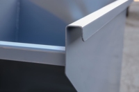 Conteneurs à copeaux de fer robustes à déchargement automatique pour déchets de construction et industriels, vente directe fabricant
