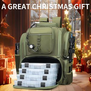 Sac à dos de pêche étanche avec porte-canne à pêche Sac à dos de pêche à bandoulière - Product Image 6