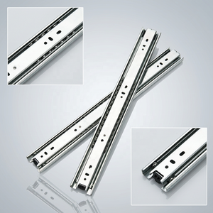 Corredera Telescópica para Cajones Meilong Hardware / Piezas para Cajones de Cocina / Corredera Telescópica para Cajones de Hierro Laminado en Frío <span class=keywords><strong>con</strong></span> Rodamientos de Bolas - Product Image 3