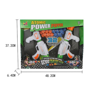 Coffret de tir à Air pour enfant, pistolet de jeu mécanique avec 32 balles de mousse, jeu de rôle - Product Image 2