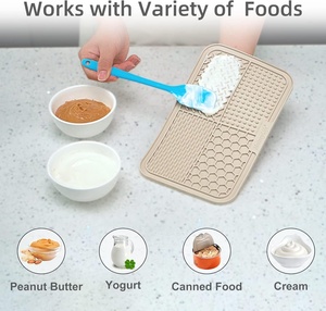 แผ่นเลียขนาดใหญ่สำหรับแมวและสุนัข ช่วยลดความวิตกกังวล พร้อมถ้วยดูดสุญญากาศ ของเล่นสุนัขเพื่อให้ความเพลิดเพลินและไม่ให้เบื่อ - Product Image 4