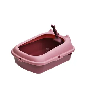 Large Pet Plastic Cat Toliet Cat Litter Box