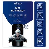 TuoLi personnalisable HD confidentialité antistatique Anti-espion EPU Hydrogel Film protecteur d'écran feuille téléphone portable écran coupé à la taille