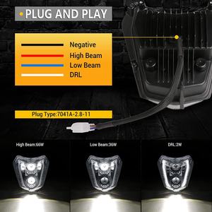 Couvercle de phare pour sport automobile, phare de voiture, LED SMC R 690, carénage Enduro 2016-2019 SX SXF <span class=keywords><strong>125</strong></span> - Product Image 6