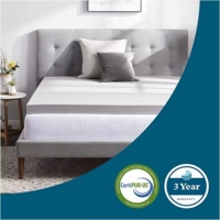 Surmatelas en mousse à mémoire de forme moderne, housse lavable, mousse à mémoire de forme haute densité, écologique, pliable, emballé sous vide, pour hôpital et école