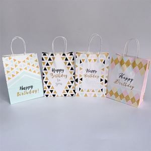 Bolsas de Regalo de Cumpleaños 2026 de Papel Kraft con Asas, Ecológicas, para Fiestas, Venta al Por Mayor, Disponibles en Stock, Precio de Fábrica, Envío Rápido - Product Image 4