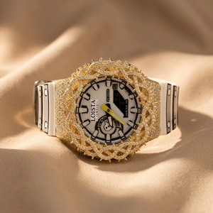 Montre-bracelet de luxe en acier inoxydable à quartz avec verre et diamants Moissanite, professionnelle pour homme, mouvement ETA, cadran 41 mm, fermoir déployant - Product Image 1