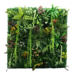 40x60 см 3D Зеленые искусственные растения настенная панель пластиковые уличные газоны ковер декор свадебный фон Вечеринка садовая трава цветок стена