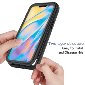 <span class=keywords><strong>Coque</strong></span> souple en TPU rigide pour <span class=keywords><strong>iPhone</strong></span> 12 mini <span class=keywords><strong>11</strong></span> Pro XS Max XR 7 8 2in1 Defender Phone Case - Product Image 5