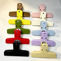 Clips de Plástico para Encuadernación, Multicolores, Reutilizables, para Archivos, Documentos, Suministros de Oficina para Papel