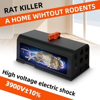 Piège à souris Choc électrique avec haute tension pour tuer le rat souris Pas de poisons et piège à souris électrique sûr Intérieur