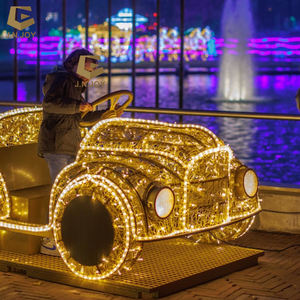 SGLS03 حديقة تسلية في الهواء الطلق ضوء النحت مهرجان الديكور للماء 3D سيارة ضوء فانوس - Product Image 5