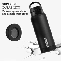 Sin BPA 12oz 18oz 32oz Doble pared Aislamiento al vacío Acero inoxidable Deportes al aire libre Botella de agua Frasco Vasos