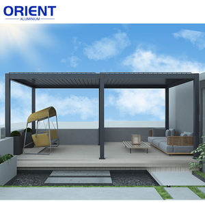 Chine Gazebos de jardin de luxe en aluminium 3x3 3x4 6x3 Pergolas et <span class=keywords><strong>Gazebo</strong></span> <span class=keywords><strong>Gazebo</strong></span> extérieur personnalisé persienne toit en métal <span class=keywords><strong>Gazebo</strong></span> en aluminium - Product Image 6