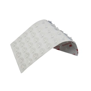 Coussinets anti-collision en silicone transparents, adhésifs, pour meubles, porte de placard, réduction du bruit, amortissement, auto-adhésifs - Product Image 4