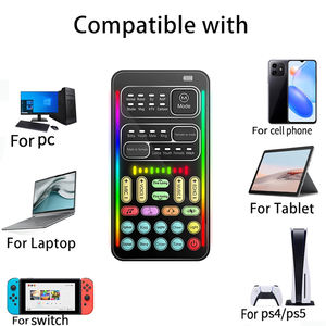 Changeur <span class=keywords><strong>de</strong></span> voix professionnel I9 avec effets en temps réel <span class=keywords><strong>pour</strong></span> le streaming en direct ordinateur <span class=keywords><strong>de</strong></span> jeu mobile diffusion mélangeur <span class=keywords><strong>de</strong></span> carte son Audio - Product Image 5